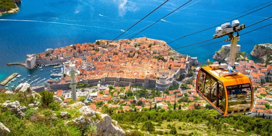 Cable Car Ride in Dubrovnik