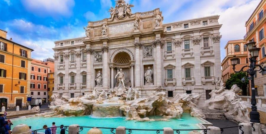 See the Trevi Fountain on Rome Holiday