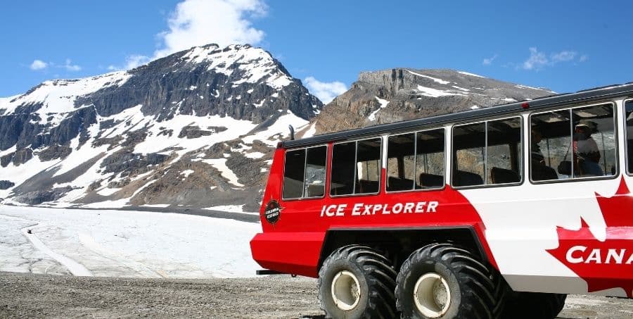 Guided tour of Athabasca Glacier