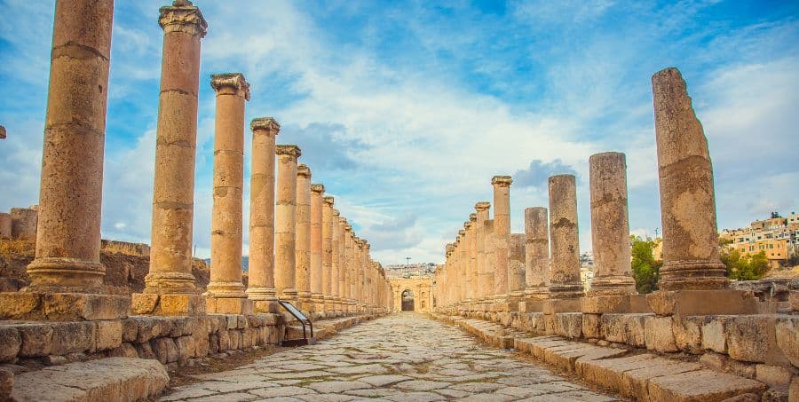 Guided excursion to Jerash