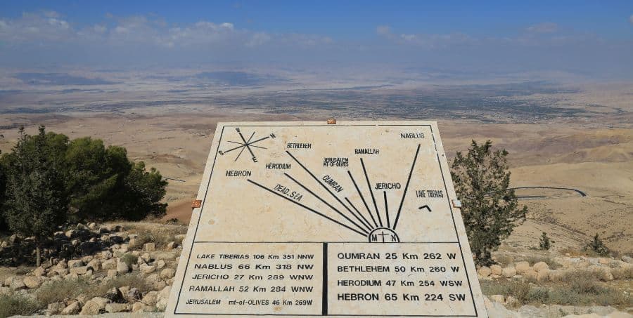 Visit Mount Nebo on Jordan holiday