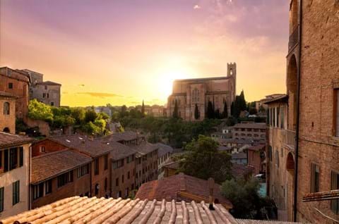 Explore Historical Town Of Siena With San Domenico Tuscany image