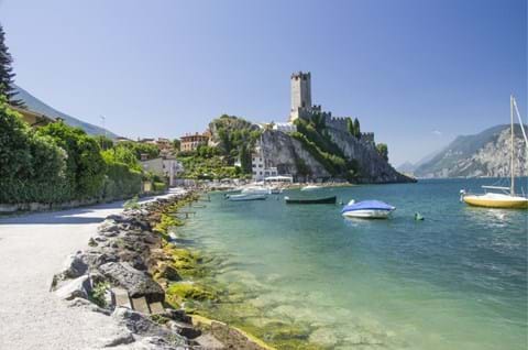 See Scaligero Castle in Malcesine on guided Lake Garda tour image